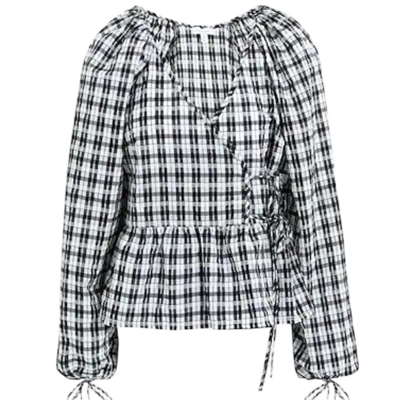Topshop Tops - Topshop Peplum Top Size: 10